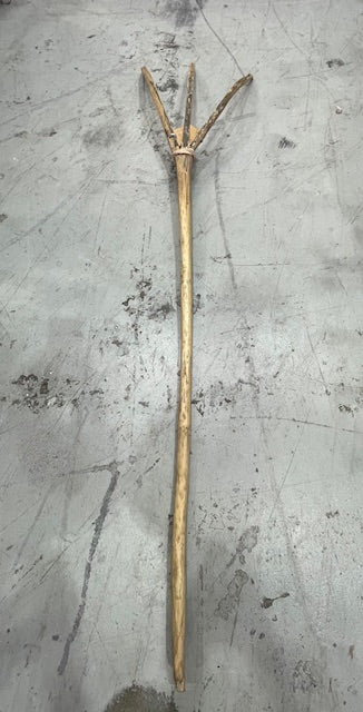 Vintage  European Wooden Hay Fork # 7273