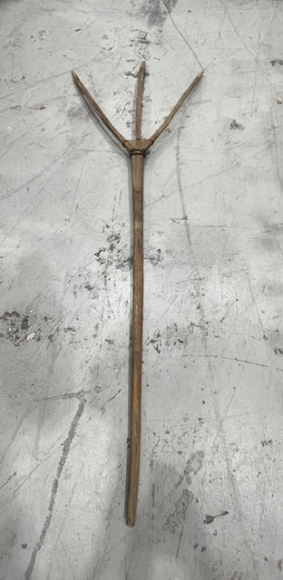 Vintage  European Wooden Hay Fork # 7276
