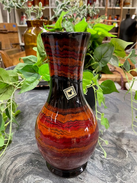 Vintage Hungarian Glazed  Vase   #7293