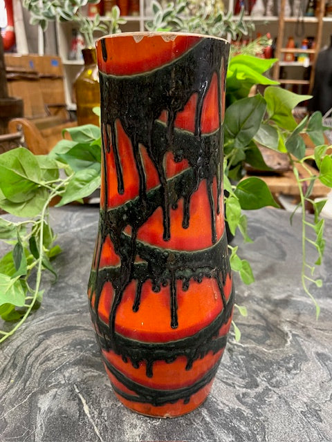Vintage Hungarian Glazed  Vase   #7294