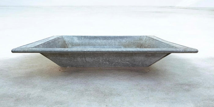 Vintage European Galvanised Laundry Wash Tub #7266