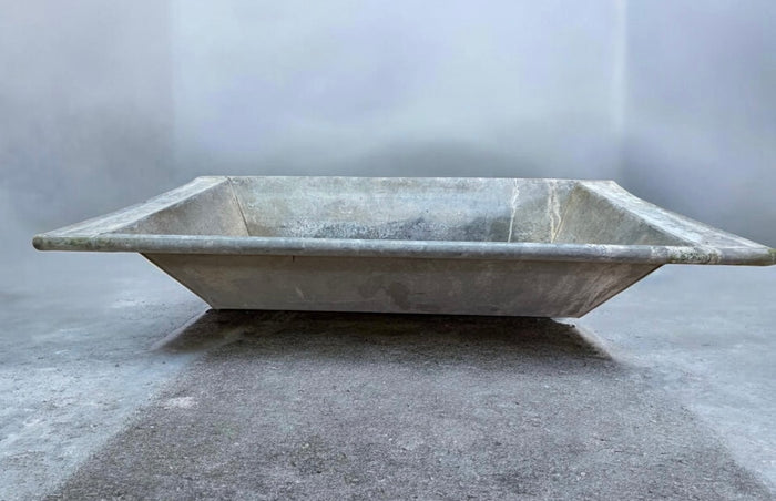 Vintage European Galvanised Laundry Wash Tub #7267