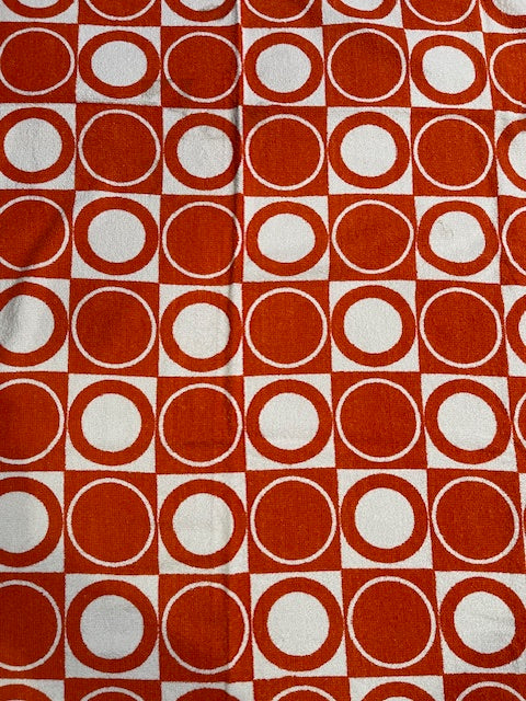 Vintage  Terry Towelling Curtain/ Fabric  #F1024  *Read info*