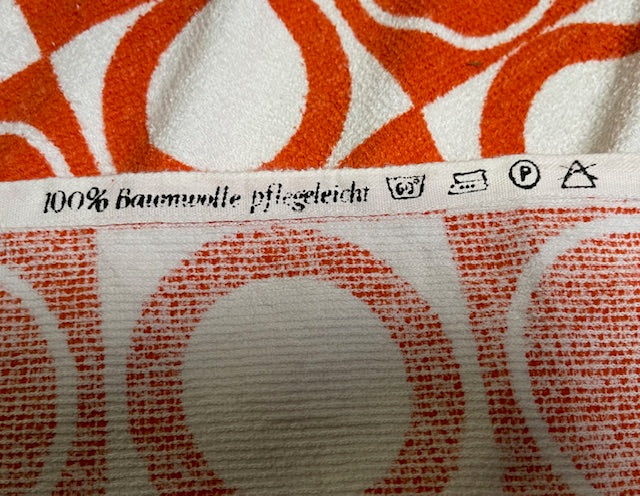 Vintage  Terry Towelling Curtain/ Fabric  #F1024  *Read info*