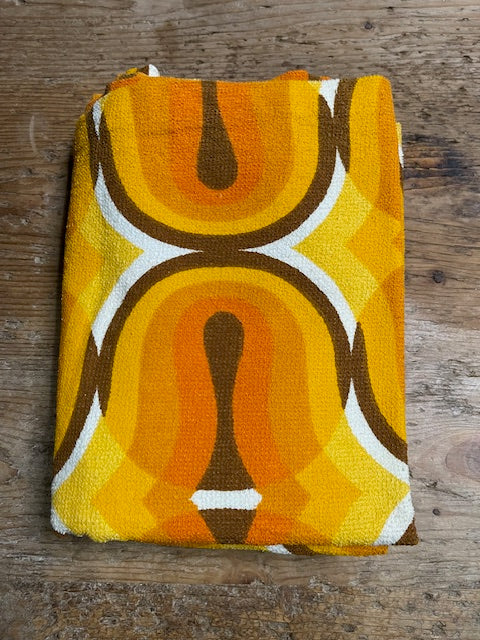 Vintage  Terry Towelling Curtain/ Fabric  #F1026  *Read info*