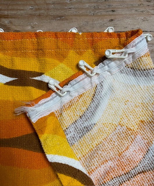 Vintage  Terry Towelling Curtain/ Fabric  #F1026  *Read info*