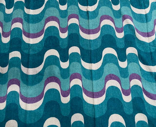 Vintage  Terry Towelling Curtain/ Fabric  #F1027  *Read info*