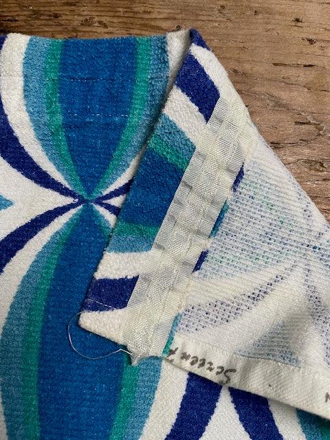 Vintage  Terry Towelling Curtain/ Fabric  #F1029  *Read info*