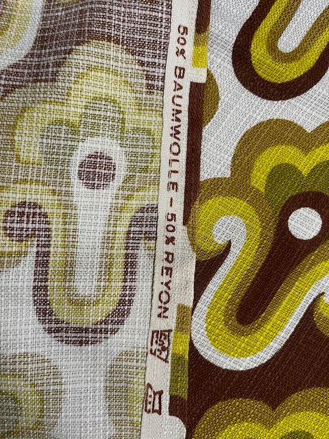 1970s  Curtain/ Fabric  #F1045  *Read Info*