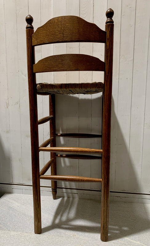Vintage Ladder Back Bar Stool #4879 Byron