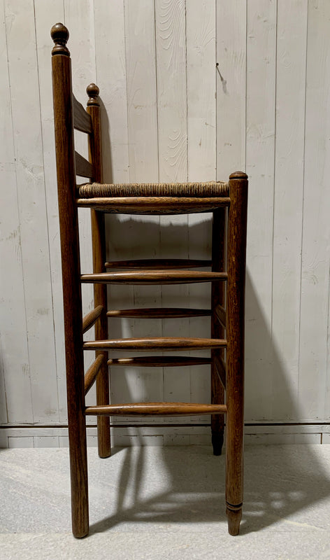 Vintage Ladder Back Bar Stool #4880  Byron