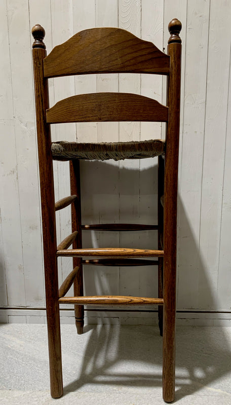 Vintage Ladder Back Bar Stool #4880  Byron