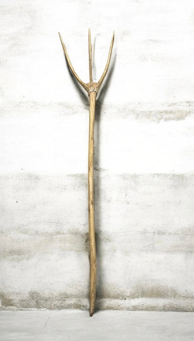 Vintage  European Wooden Hay Fork # 7273