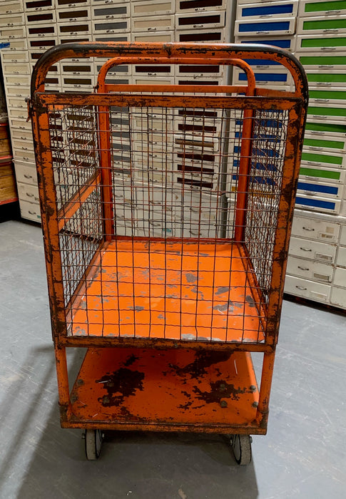 Vintage Industrial Dutch Trolley Cart  #4910