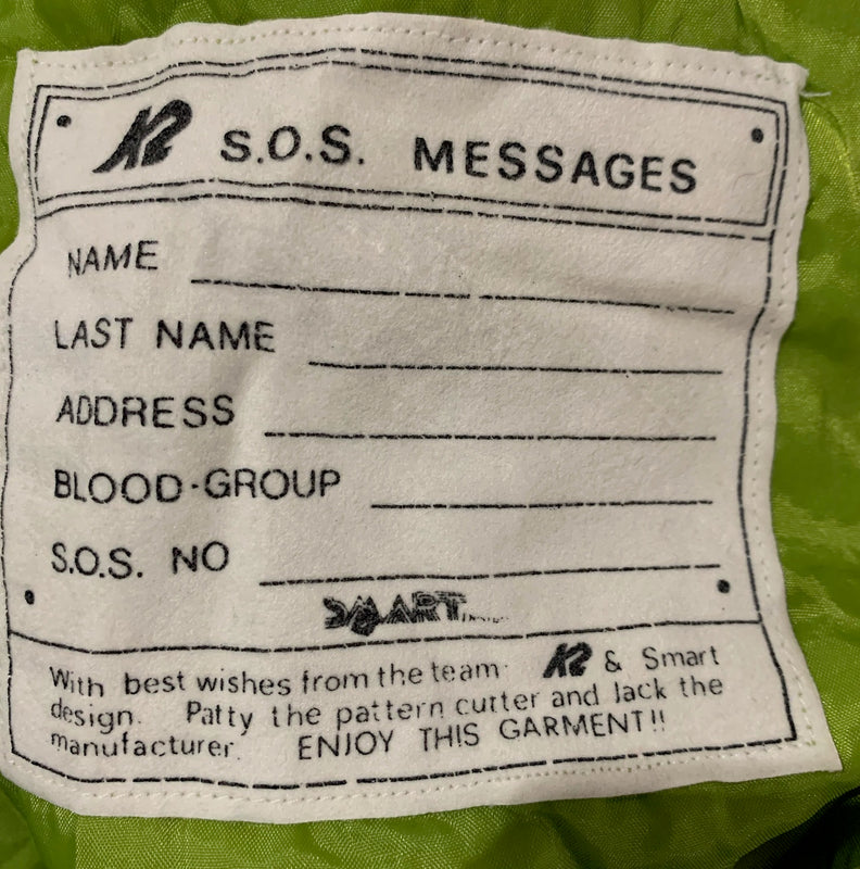 Vintage Ski  Suit #SS104  Free AUS Postage