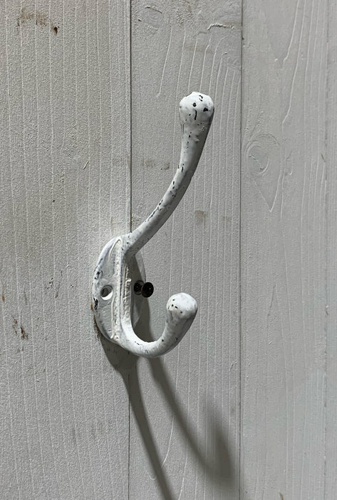 White Metal Wall Hook #4919