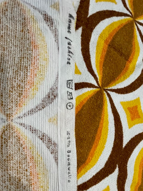Vintage  Terry Towelling Curtain/ Fabric  #F1056  *Read info*