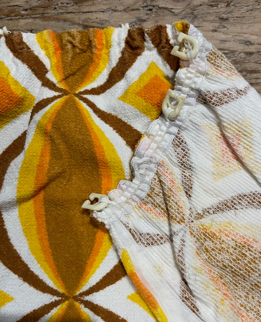 Vintage  Terry Towelling Curtain/ Fabric  #F1055  *Read info*