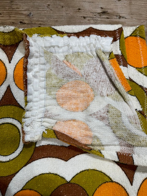 Vintage  Terry Towelling Curtain/ Fabric  #F1057  *Read info*