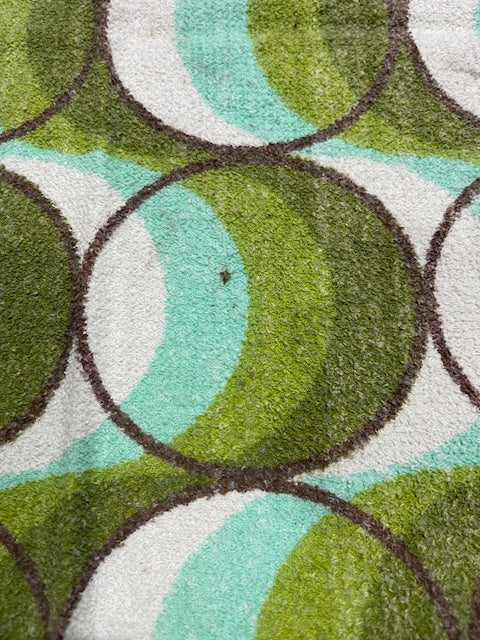 Vintage  Terry Towelling Curtain/ Fabric  #F1058  *Read info*