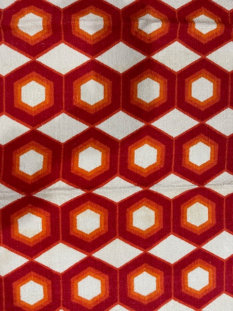 Vintage  Terry Towelling Curtain/ Fabric  #F1059  *Read info*