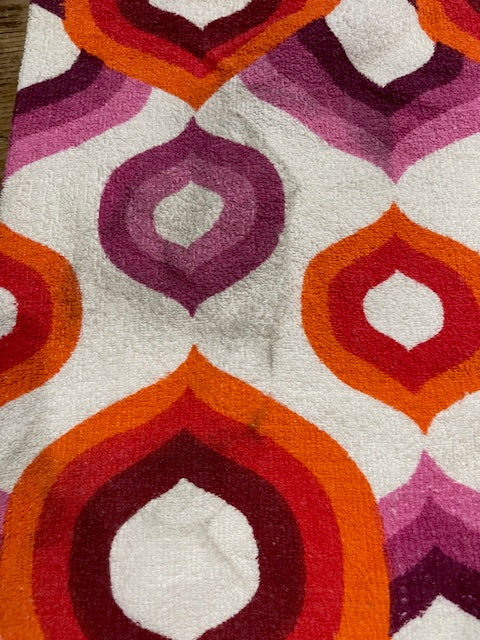 Vintage  Terry Towelling Curtain/ Fabric  #F1063 *Read info*