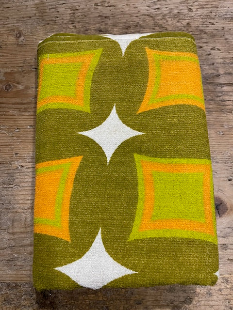 Vintage  Terry Towelling Curtain/ Fabric  #F1066 *Read info*