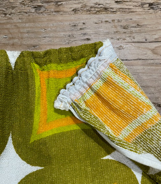 Vintage  Terry Towelling Curtain/ Fabric  #F1066 *Read info*