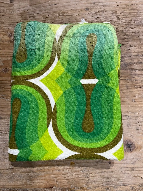 Vintage  Terry Towelling Curtain/ Fabric  #F1068 *Read info*