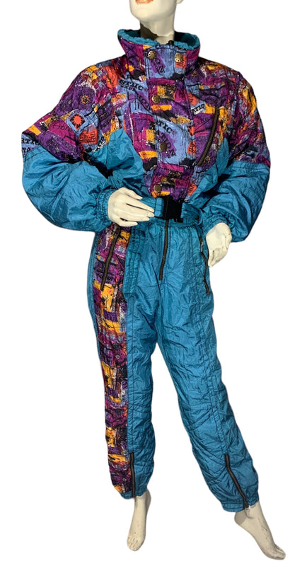 Vintage Ski  Suit #SS107  Free AUS Postage