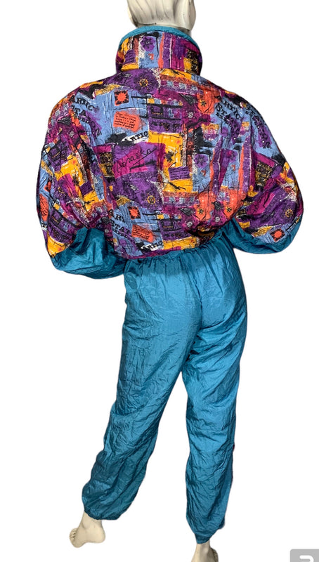 Vintage Ski  Suit #SS107  Free AUS Postage