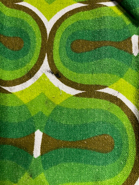 Vintage  Terry Towelling Curtain/ Fabric  #F1068 *Read info*
