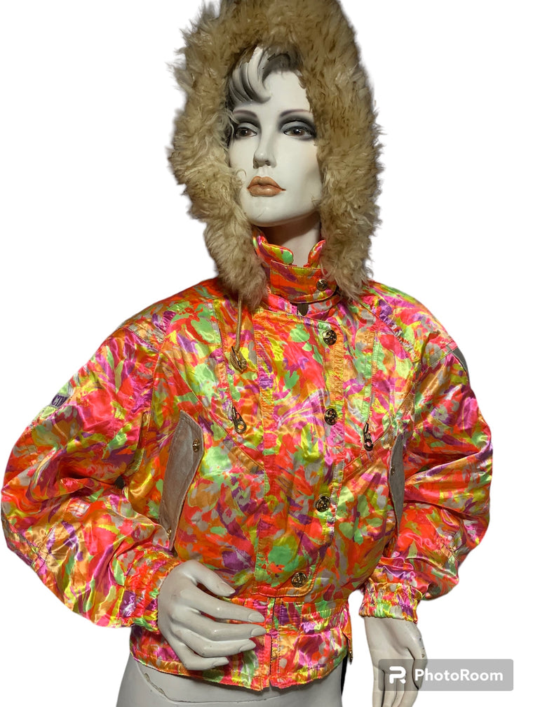 Vintage Ski  Jacket  with Hoody  #SJ102  Free AUS Postage