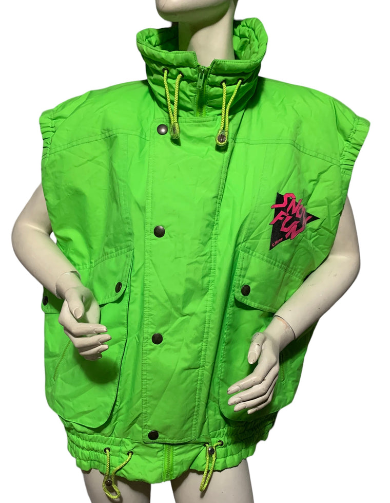 Vintage Ski  Vest  #SJ103  Free AUS Postage