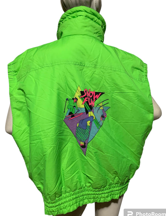 Vintage Ski  Vest  #SJ103  Free AUS Postage