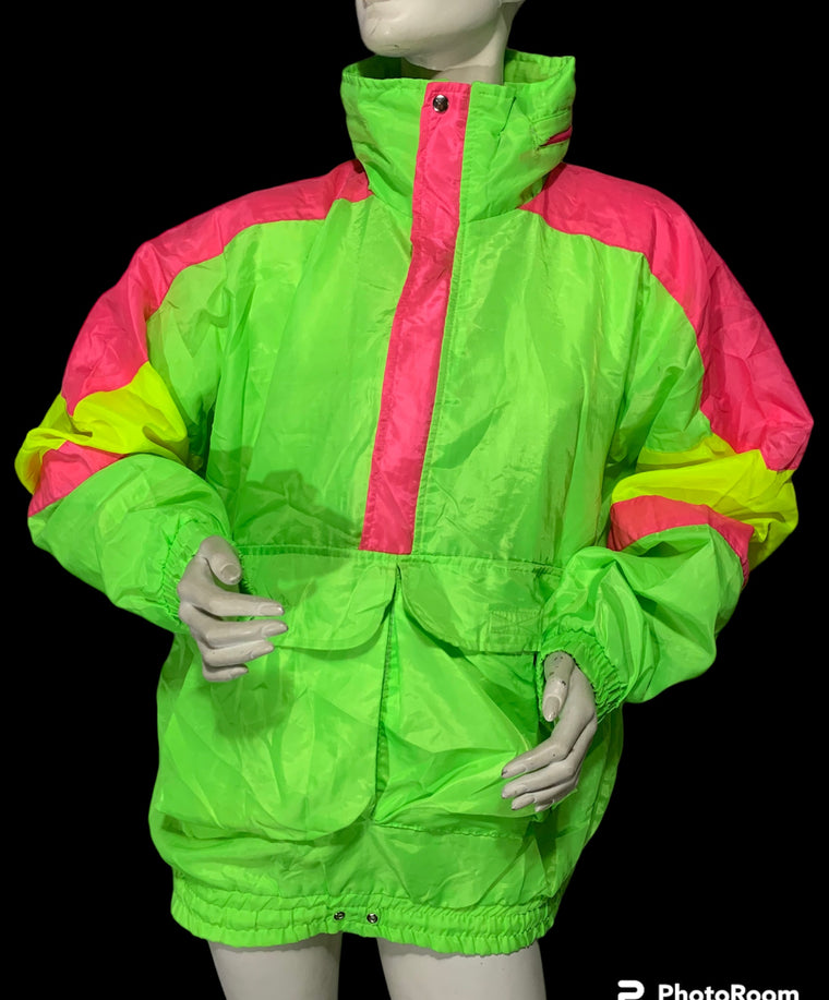 Vintage Ski Anorak Windbreaker Jacket  #SJ108  Free AUS Postage