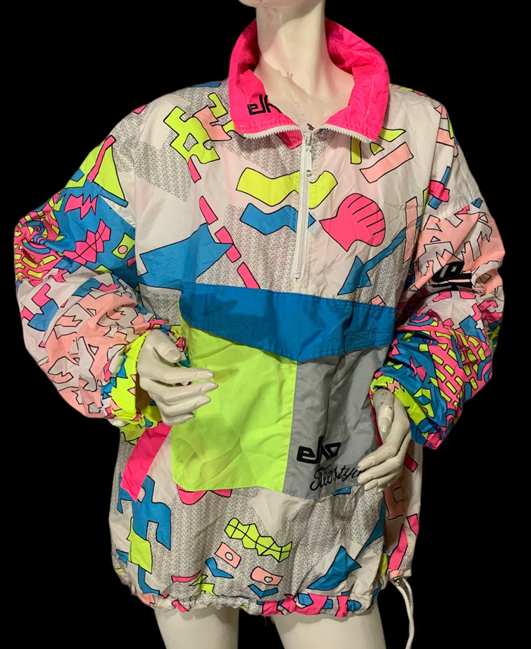 Vintage Ski Anorak Windbreaker Jacket  #SJ109  Free AUS Postage