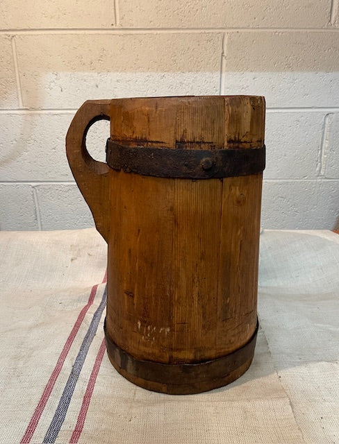 Vintage  European Wooden Jug   #6559