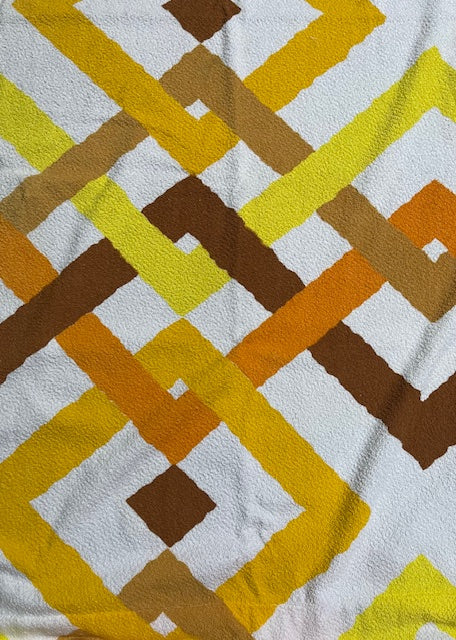 Vintage  Terry Towelling Curtain/ Fabric  #F1125  *Read info*
