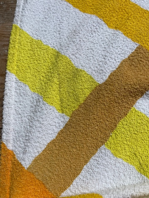 Vintage  Terry Towelling Curtain/ Fabric  #F1125  *Read info*