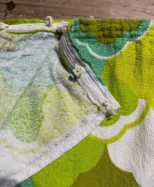 Vintage  Terry Towelling Curtain/ Fabric  #F1128  *Read info*