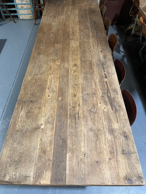 Old Baltic Pine  Dining Table  3.5 meter #5220