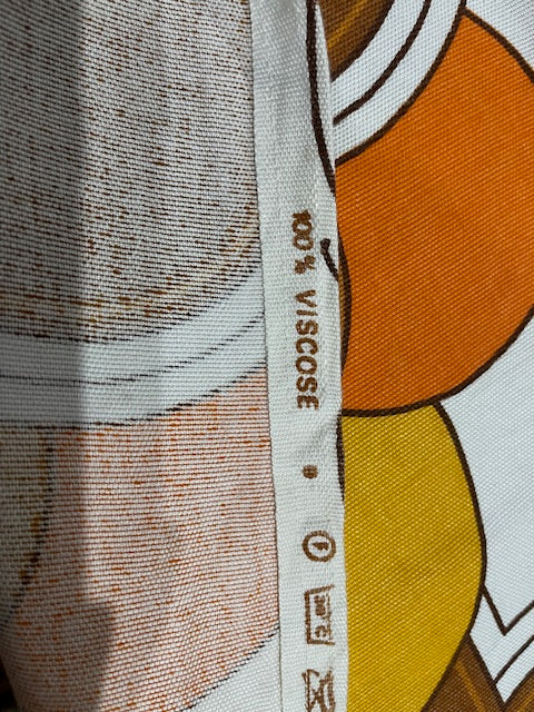 1970s  Curtain/ Fabric  #F1148  *Read Info*