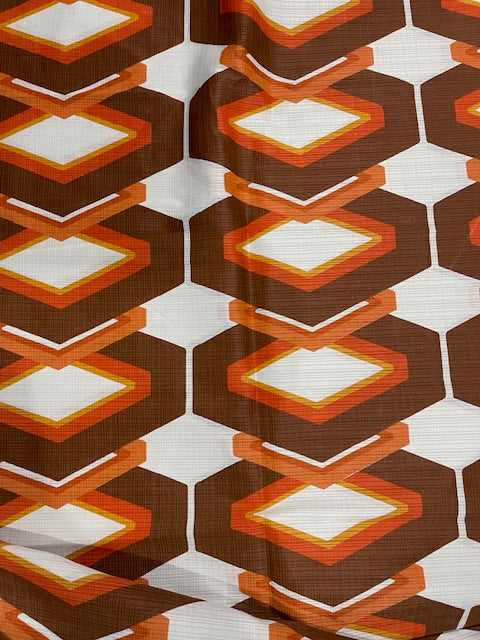 1970s  Curtain/ Fabric  #F1149  *Read Info*