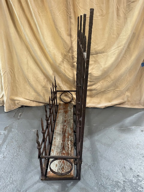 Vintage Wrought Iron Wall / Balcony Planter #6632