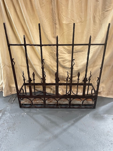 Vintage Wrought Iron Wall / Balcony Planter #6632