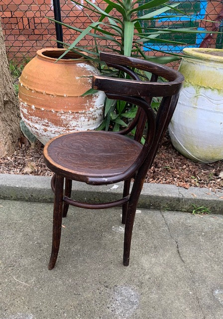 Vintage Original Thonet  Bentwood  "Captain" Chair #4972