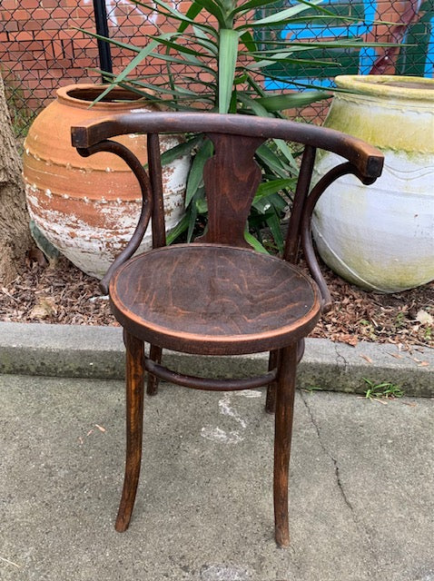 Vintage Original Thonet  Bentwood  "Captain" Chair #4973
