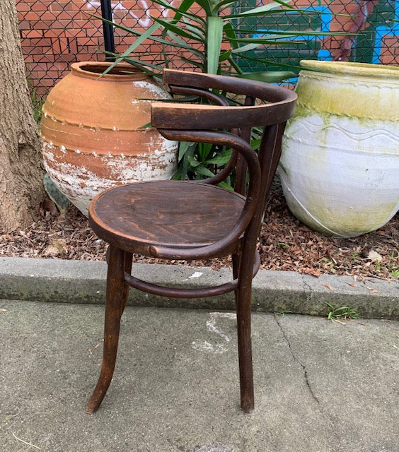 Vintage Original Thonet  Bentwood  "Captain" Chair #4973