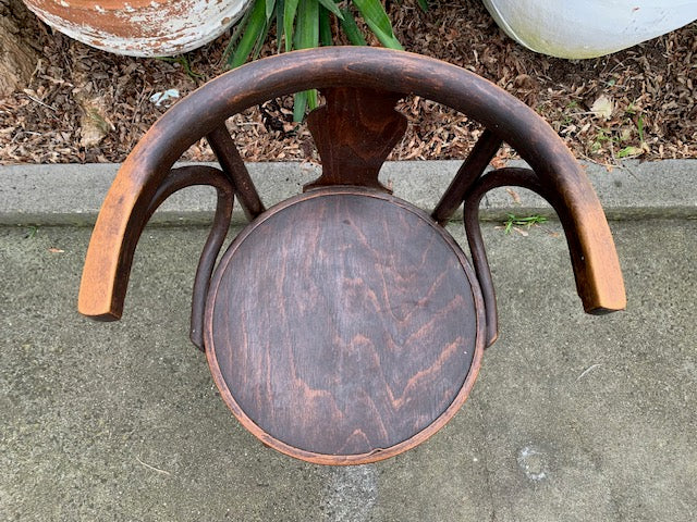 Vintage Original Thonet  Bentwood  "Captain" Chair #4973